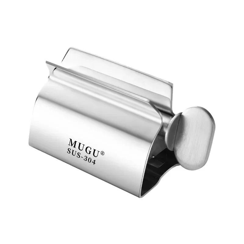

Home Toothpaste Squeezer Stainless Steel Metal Toothpaste Dispenser Rotary Expressing Bathroom Accessories Home Good Product