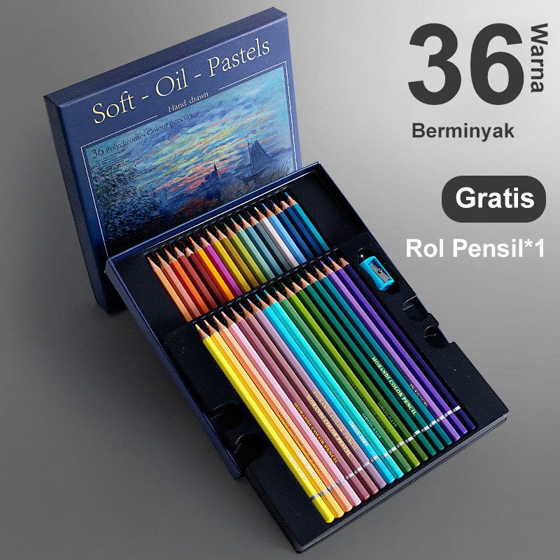

YUH Oil Pencil 24/36/48 Warna Morandi Hh Grade/Pencil Color