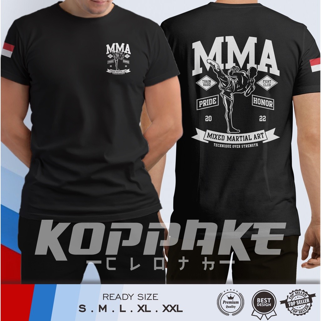 Kaos MMA Fighter Boxing Baju Sport