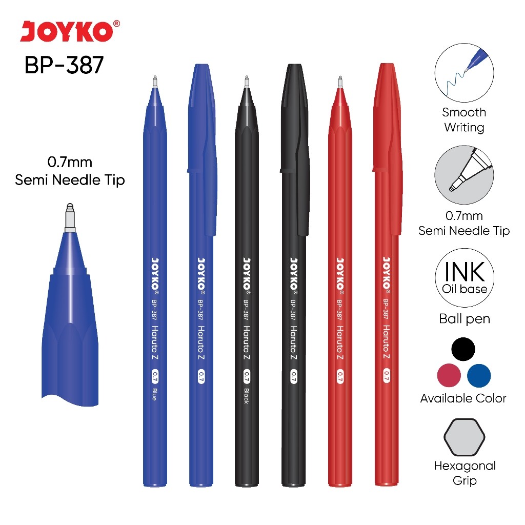 

Ball Pen Pulpen Pena Joyko BP-387 Haruto Z 0.7 mm