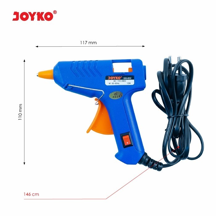 

rtc JOYKO Glue Gun GG-852 Low Watt Lem Listrik Kecil / Alat Lem Tembak Hot Melt Glue GG852