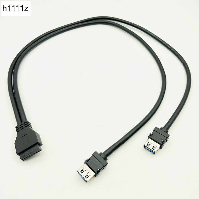 USB 3.0 20Pin Front Panel Cable USB3.0 Hub USB 3.0 Dual Port USB 3.0 Female to Motherboard 20 Pin He