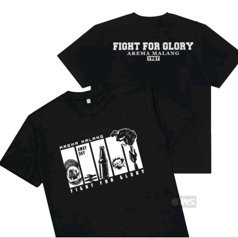 Kaos AREMA MALANG FIGHT FOR GLORY / KAOS ULTRAS AREMA MALANG