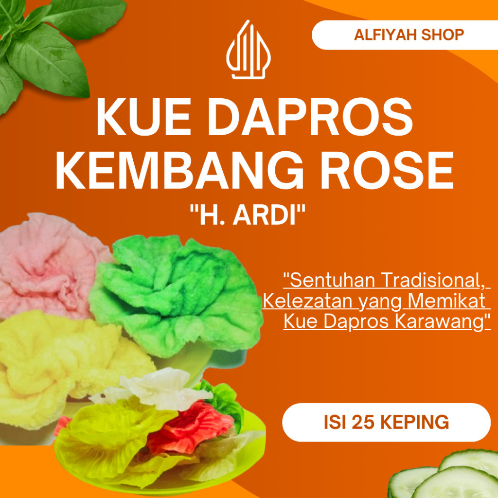 

Kerupuk Dapros Isi 25 Pcs / Kembang Rose Mentah / Kembang Rose Warna Random Isi 25 Pcs (FREE KARDUS+BUBBLE WARP) H.ARDI