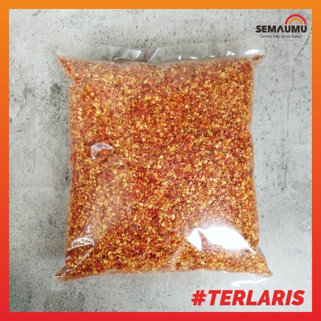 

Cabai Bubuk Kasar Super Pedas 500 gr