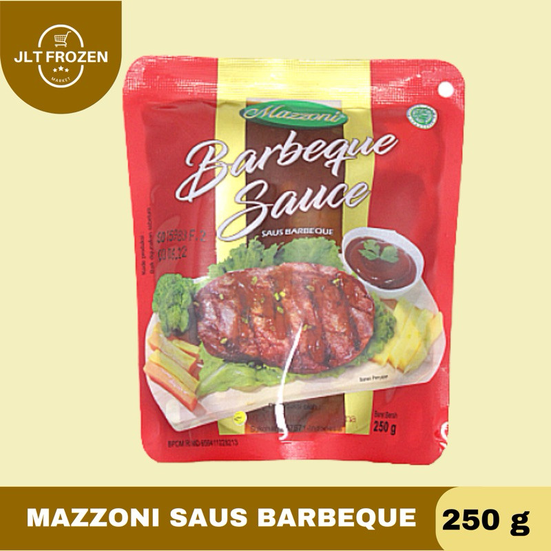 

Mazzoni Saus BBQ / Barberque Sauce / Saus Steak BBQ - 250g
