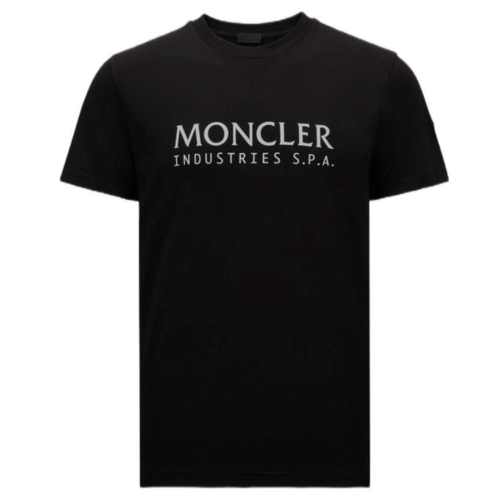Moncler Industries Logo Black / Kaos Branded Original
