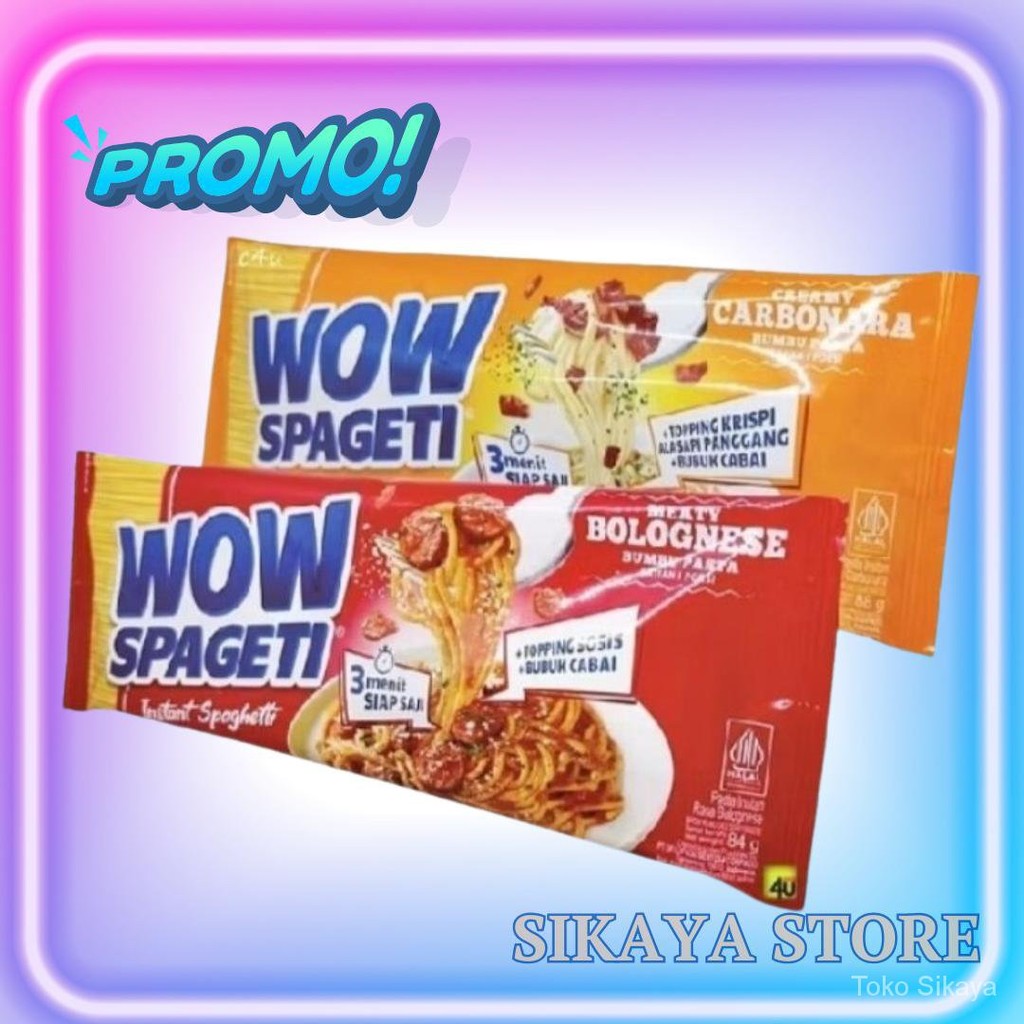 

(PROMO) TERLARIS WOW MIE SPAGHETTI / SPAGETI GORENG ALA RESTO VIRAL MAYORA MIE