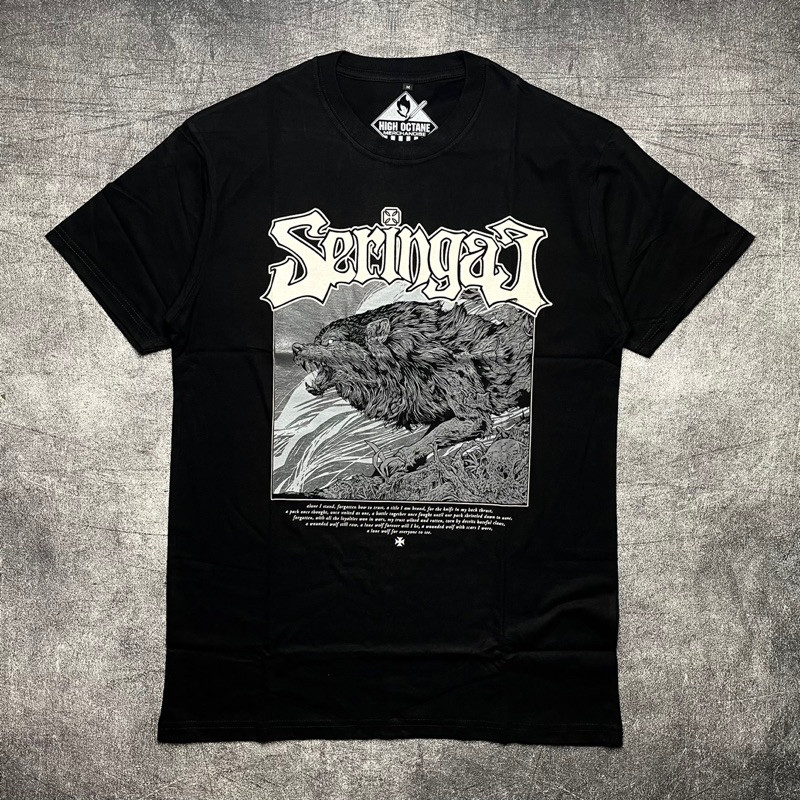 (COD) Tshirt Seringai - LONE WOLF Official Merchandise