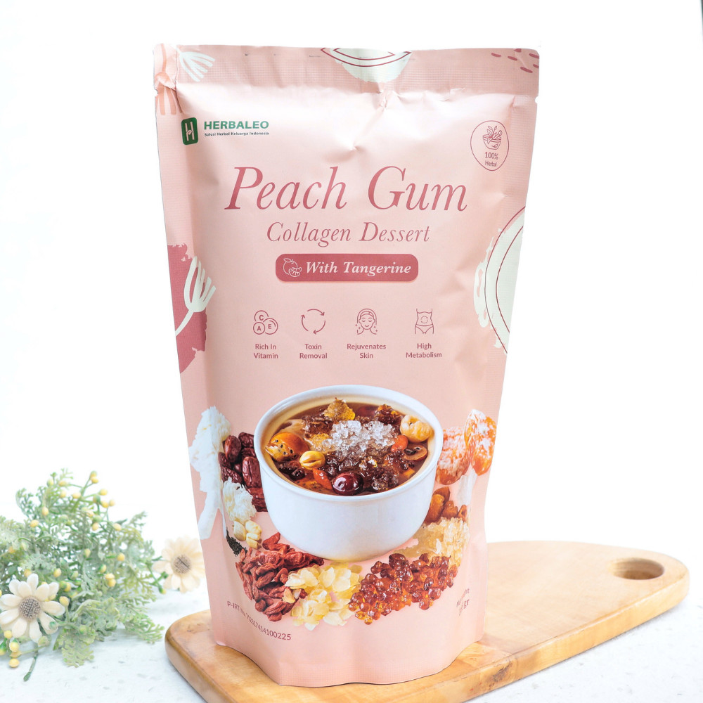 

165G PEACH GUM COLLAGEN DESSERT WITH TANGERINE - HERBALEO