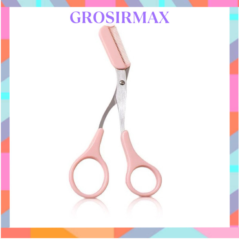 COD Makassar Gunting Alis / Gunting Cukur Alis Mata / Gunting Perapi Alis / Gunting Sisir Alis Mata 