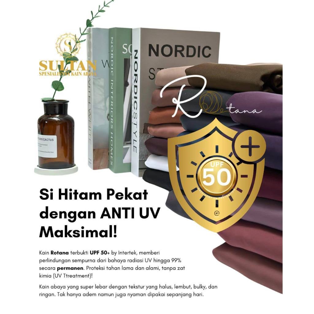 Kain Abaya Sultan Rotana Anti UV