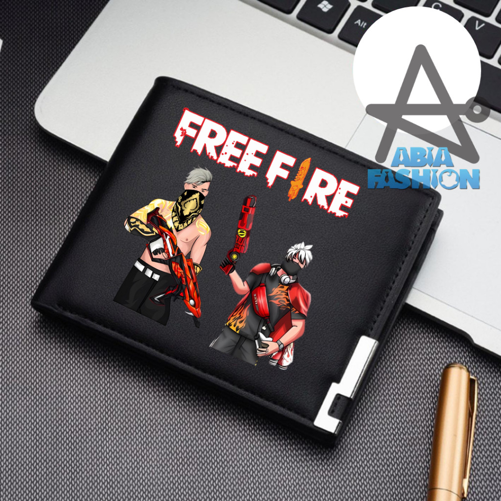 Dompet Lipat GAME FREE FIRE  dompet kulit CUSTOM