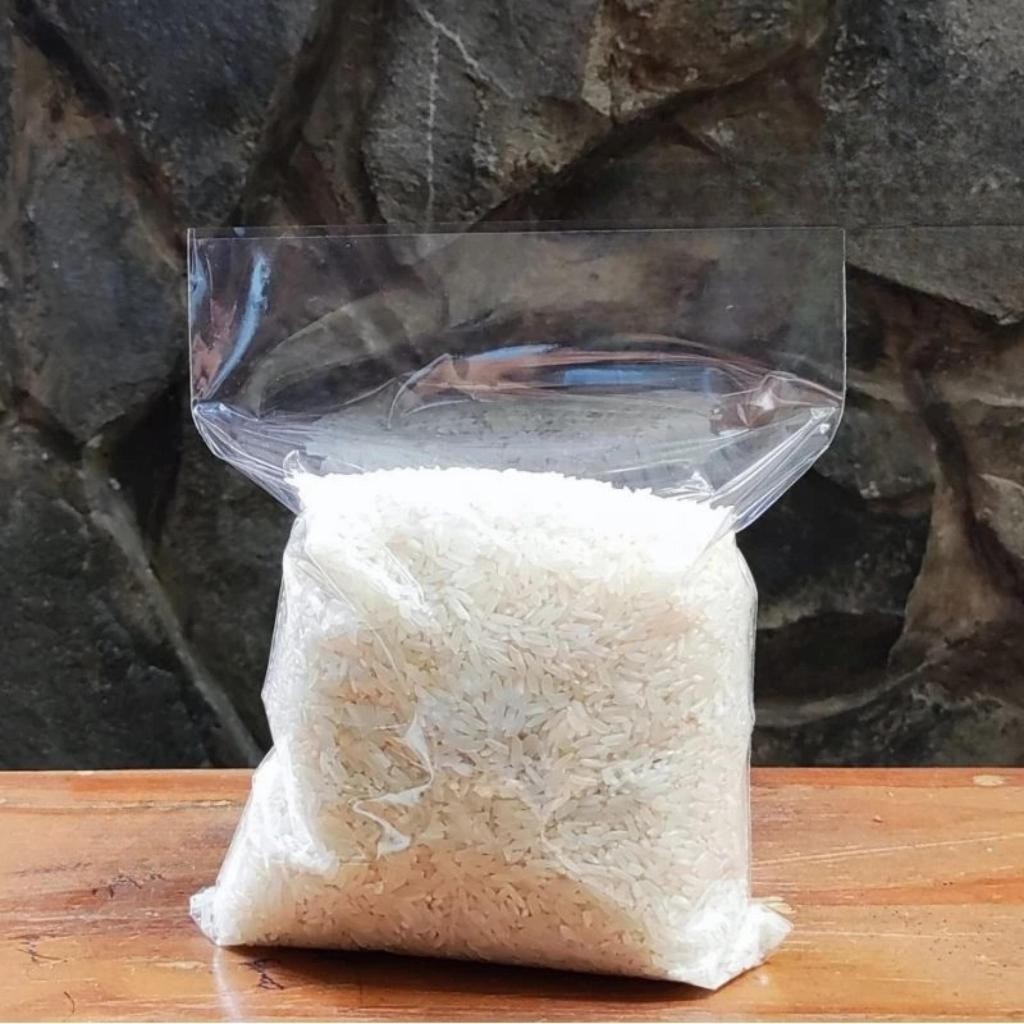 1KG Plastik OPP Kaca Bening Tebal Tanpa Lem Plastik OPP Souvenir Besar Kiloan Paling Banyak