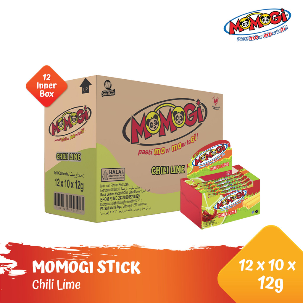 

Momogi Stick Chili Lime 12gr (1 Karton @ 12 Box)