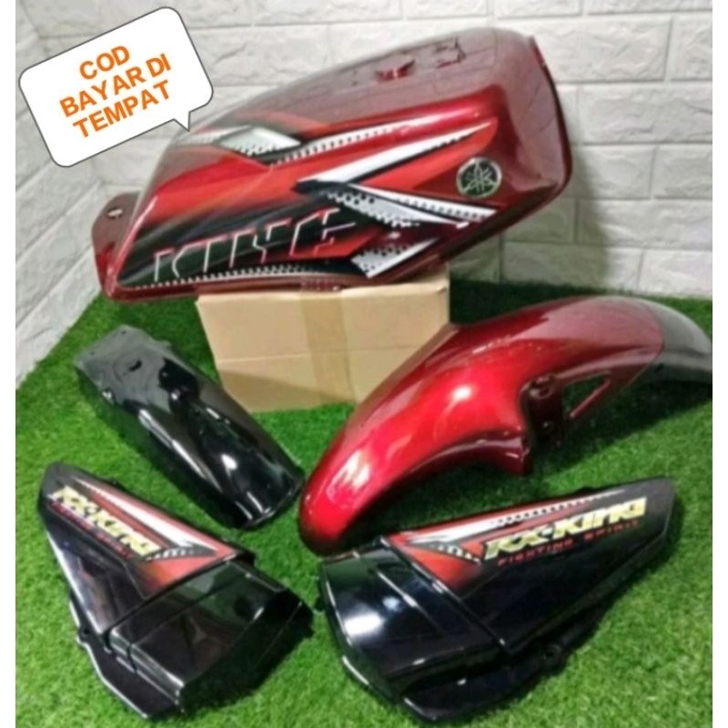 MN10L Tangki RX king merah bodi set RX king merah peredam 2009