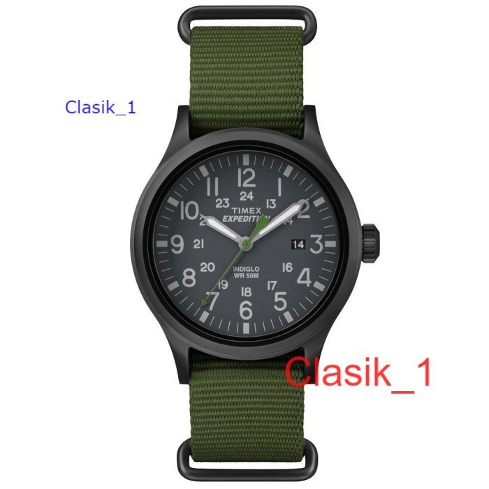 Original 100%!! TIMEX TW4B04700 Expedition Scout Jam Tangan Pria Analog Kanvas timex Prabowo Garansi