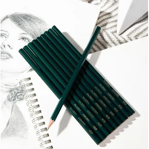 

Pensil Kayu 2B Merek Deli 1 pack isi 10 pcs