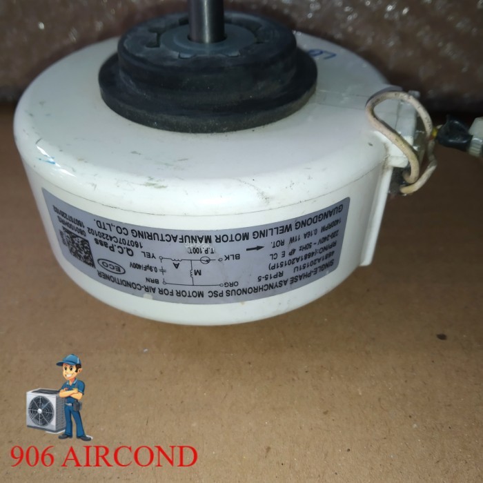 Sparepart dynamo motor fan indor ac lg