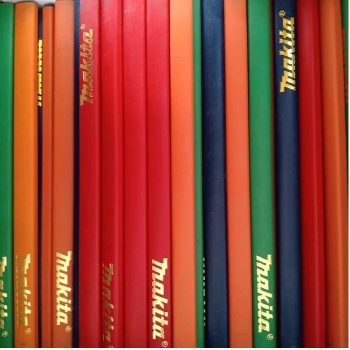 Makita Pensil Tukang Bangunan Alat Penanda Permukaan Kasar Beton Batu
