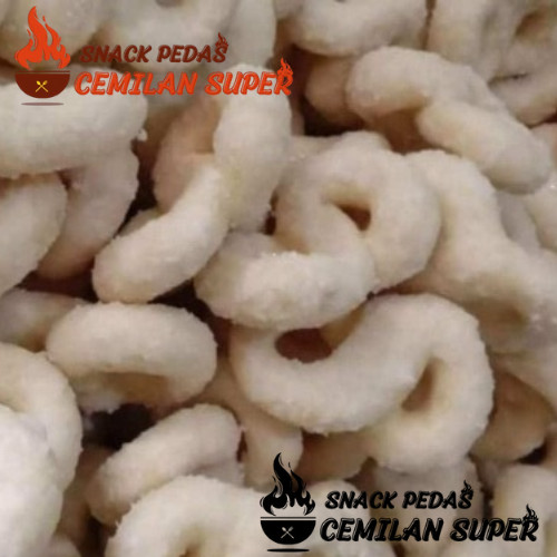 

CS KUE LADU MANIS 8 500g Kue Gabus Manis bentuk angka delapan kue kering Makanan ringan viral