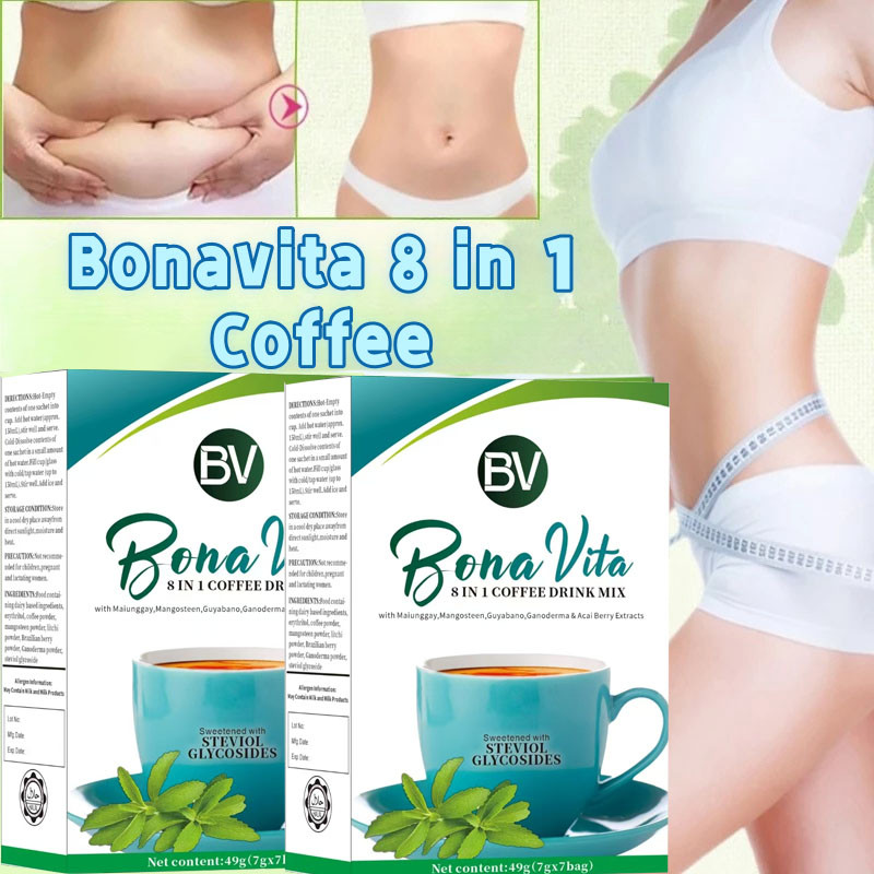 

Bona vita 8-in-1 Coffee Collagen Coffee Kopi Diet Enzim Pelangsing Tubuh Penghancur Lemak Instant Coffee Robusta Collagen Detoksifikasi Dan Turunkan Berat Badan Membakar Lemak Kurangi Nafsu Makan