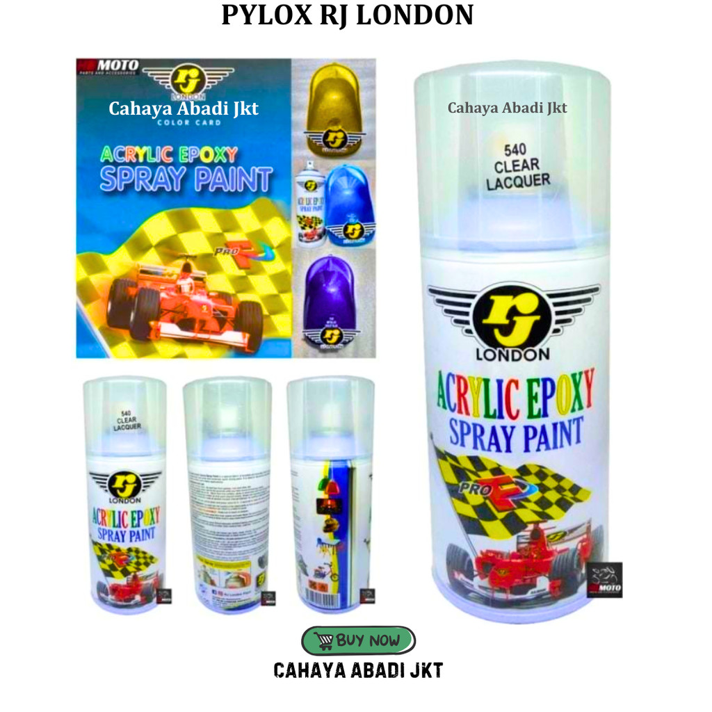 CAT SEMPROT RJ LONDON CLEAR 150CC.