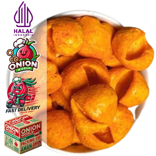 

UWD KERUPUK KERANG RAMBO 500 g Cemilan Kerupuk Keong Kerupuk Pedas Aneka Cemilan Pedas Viral