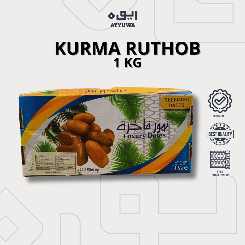 

KURMA RUTHOB LIBYA / RUTHOB 500GR / KURMA RUTHOB LIBYA 1KG FRESH