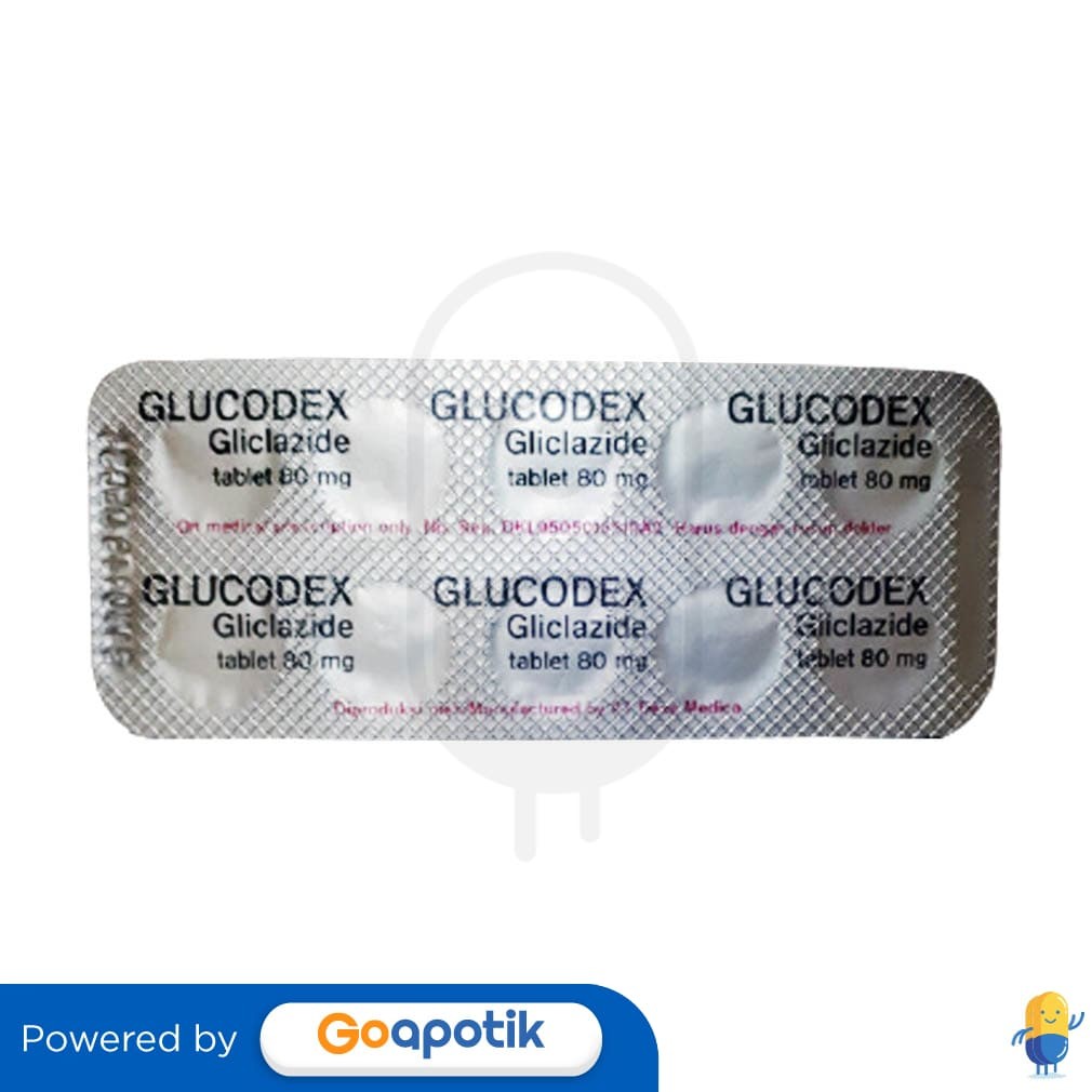 Glucodex 80 Mg Strip 10 Tablet