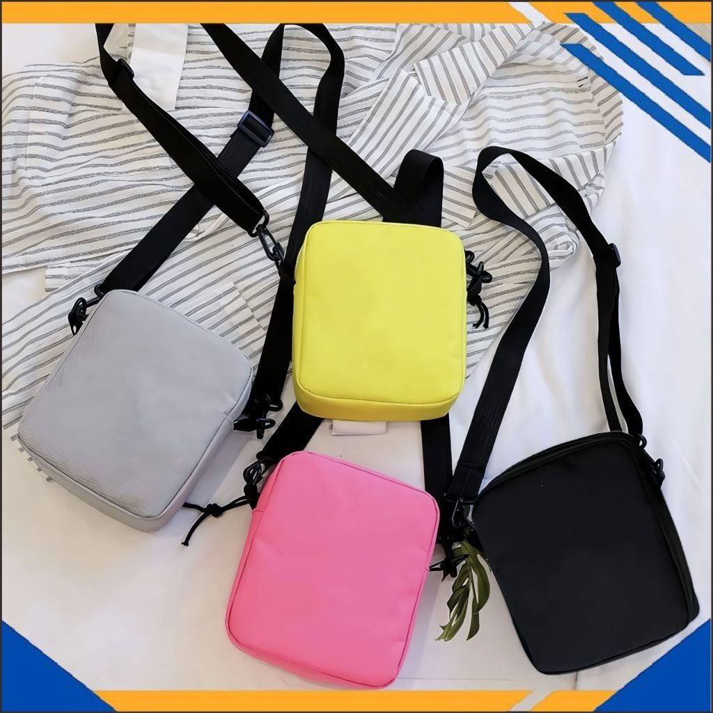 AHZ Tas Selempang Polos Anak Laki laki dan Perempuan Fashion Kids 15 A5