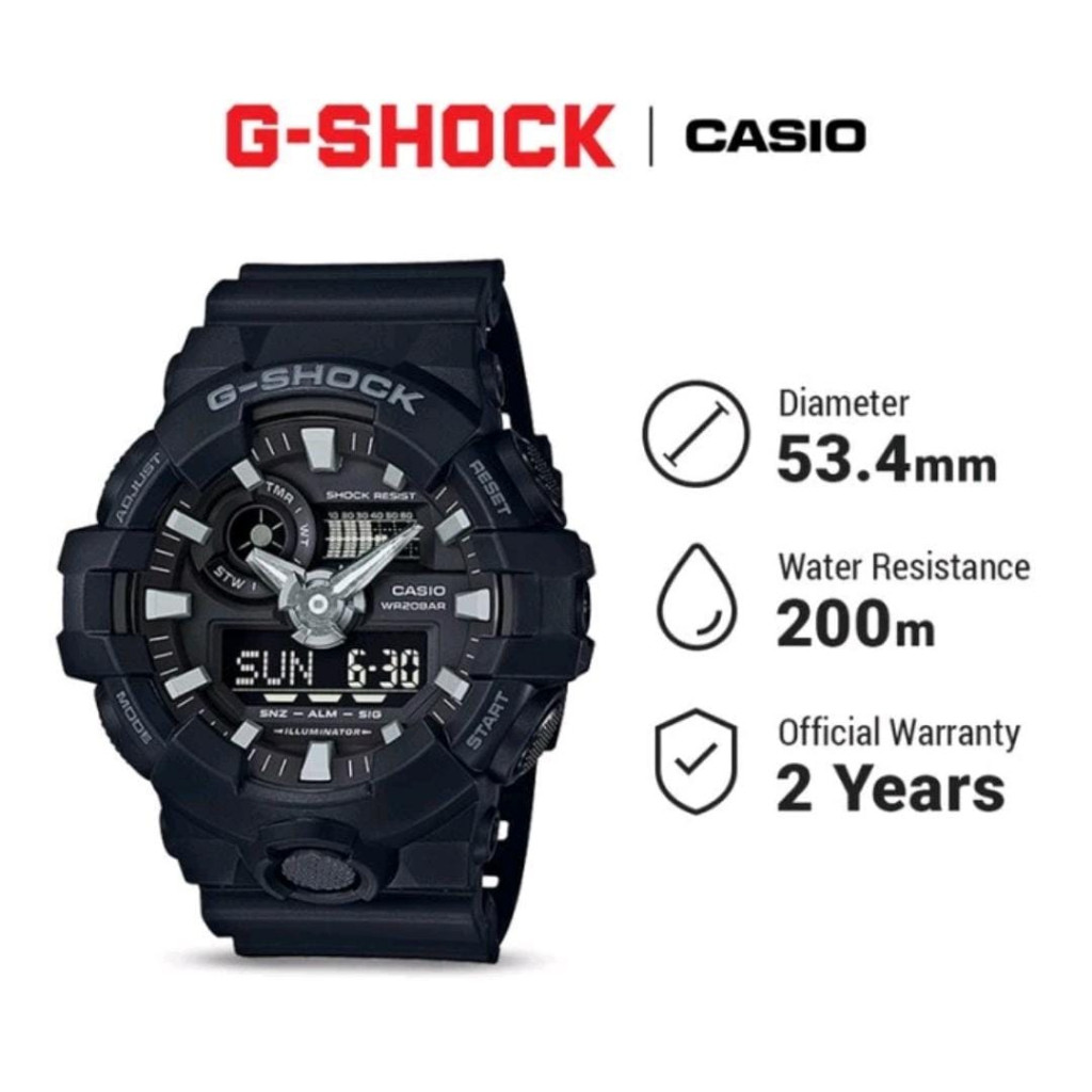 JAM TANGAN G SHOCK PRIA ORIGINAL TAHAN AIR PREMIUM