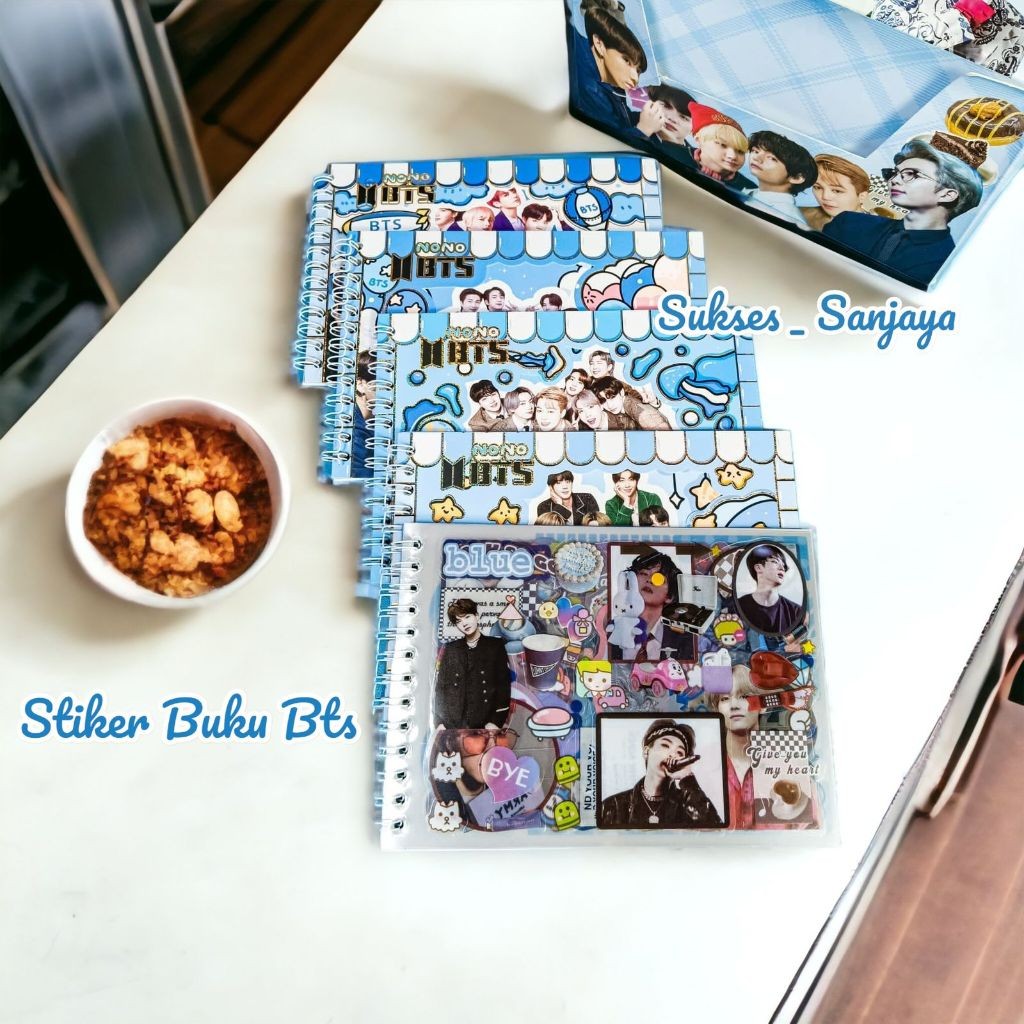 

(TERMURAH) STIKER BUKU BTS21 ISI 50 / STIKER BUKU LUCU VIRAL