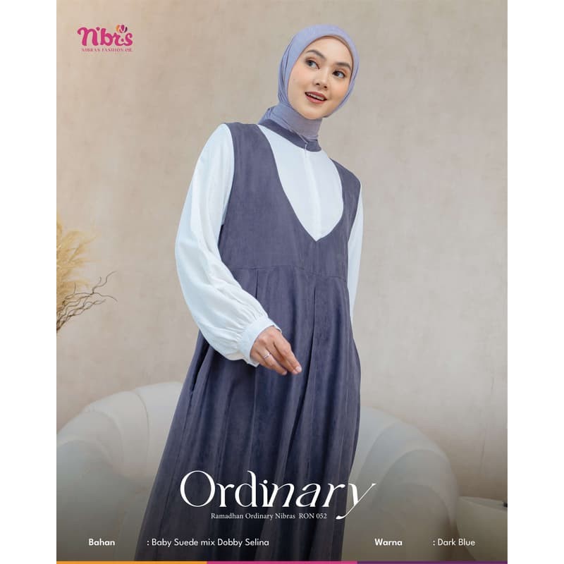 NIBRAS - Gamis Wanita RON 052 - Gamis Branded - Gamis Wanita Terbaru - Gamis Branded Original