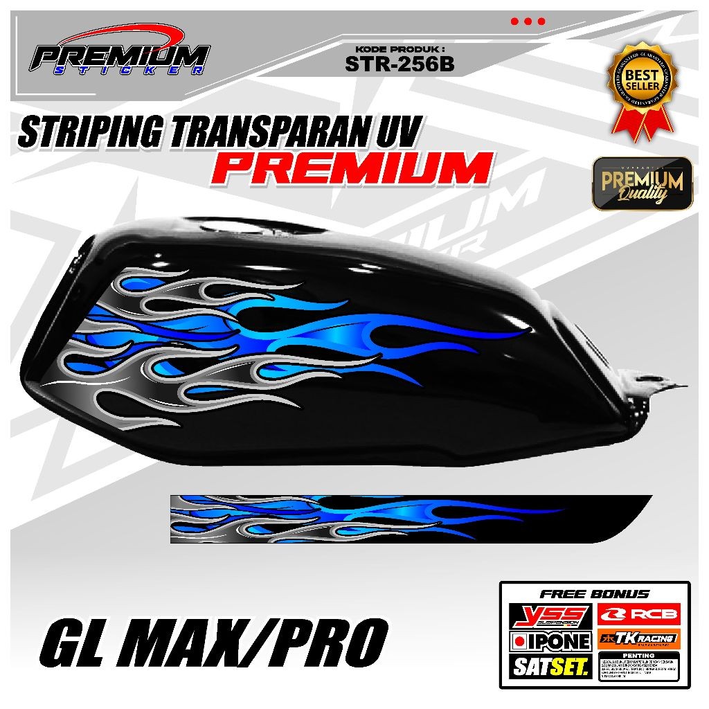 STRIPING MOTOR GL MAX GL PRO GL NEO TECH MOTIF API