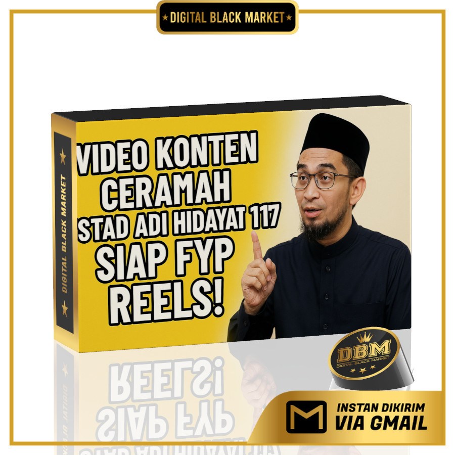 ID217002 - Video Konten Ceramah Ustad Adi Hidayat 117 Siap Fyp Reels 