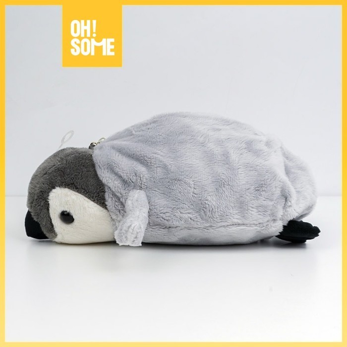 

New Arrival[PROMO] OHSOME FANZ STUDIO Fluffy Pencil Case Pouch Dompet Kotak Tempat Pensil Motif Hewan - Penguin