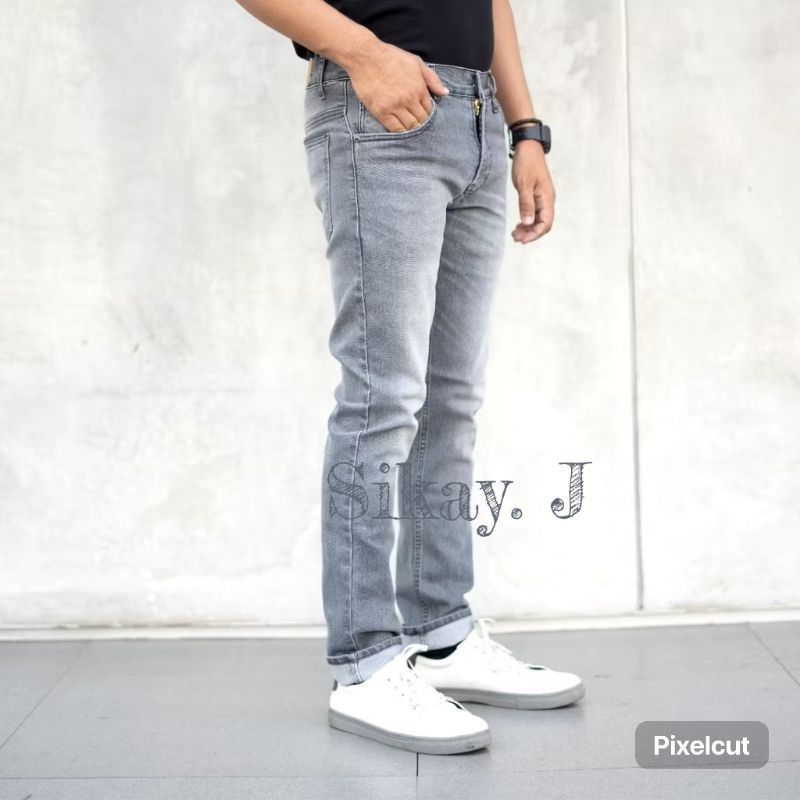 BOMBSTONE - Celana Jeans Pria - Slim'fit Street