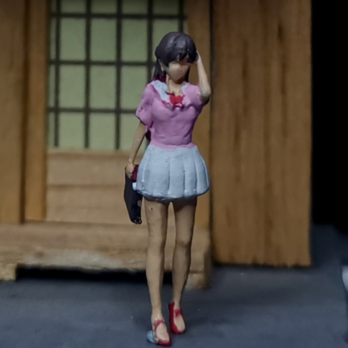 Miniatur Figure wanita Chizuru Ichinose Diorama Diecast Unpainted
