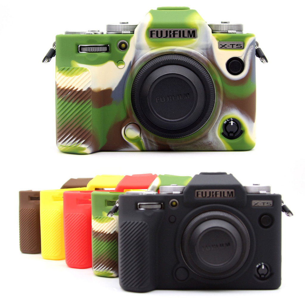 Silicone Camera Cover for Fujifilm XT5/XT4/XT3/XT30/XT20/XT10 Soft Protective Dustproof Case for Fuj