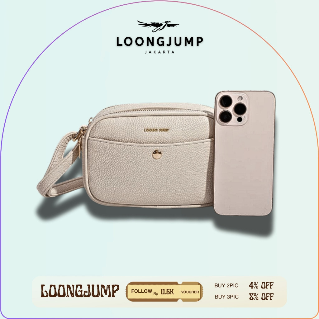[CUCI GUDANG] [Weekend]Tas selempang kecil Shell Sling Bag Tas Selempang Wanita Fashion 2025 LOONGJU