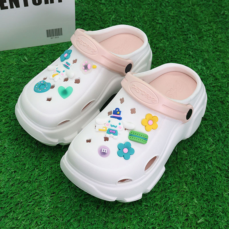 Sandal Pantai Wanita 5cm Sandal Anak Perempuan Sandal Dewasa Sandal Hak Tinggi