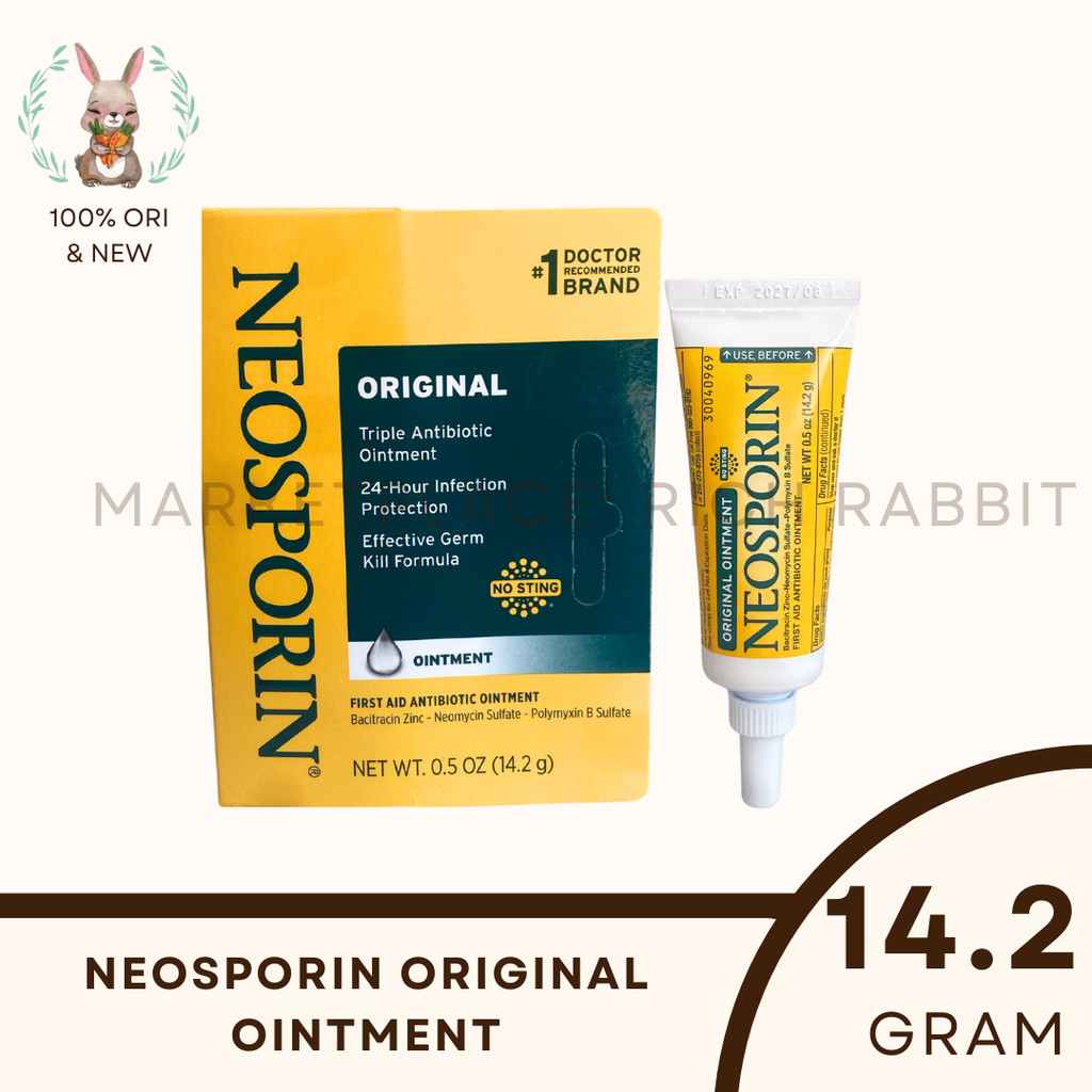 Neosporin Original Triple Antibiotic Ointment Obat Luka 14.2gr