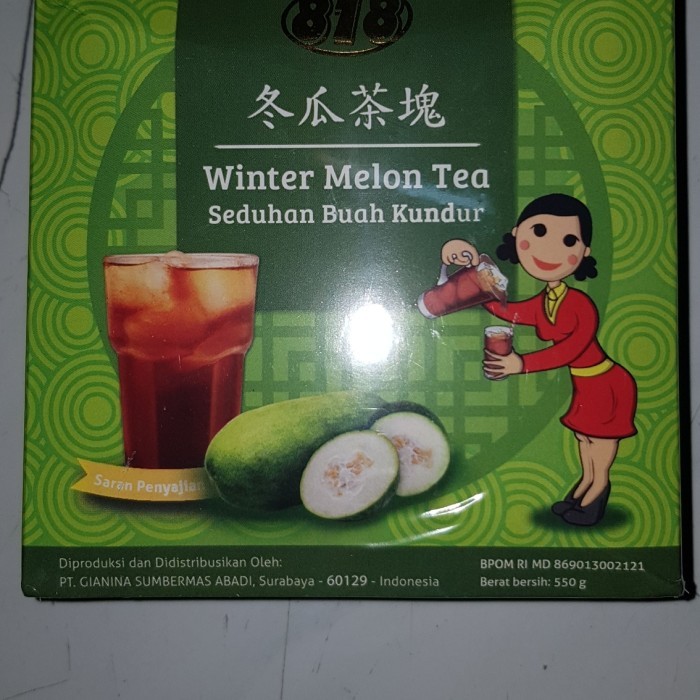 

Teh Buah kundur winter melon tea 818