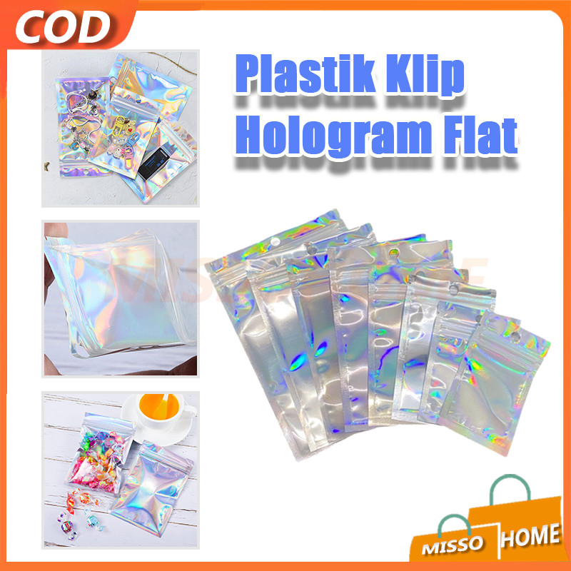 

Plastik Klip Hologram Flat Plastik Ziplock Souvenir Ziplock Hologram Foil Plastik Klip Aksesoris