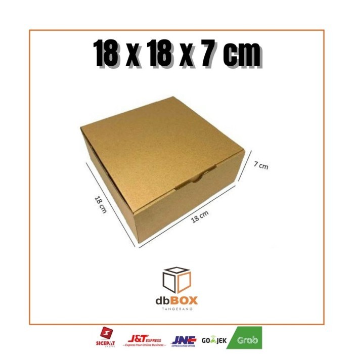 

Kardus 18x18x7 cm | Box Die Cut dan Easy Usage | Box Kue Tart & Bolu | Kardus Murah