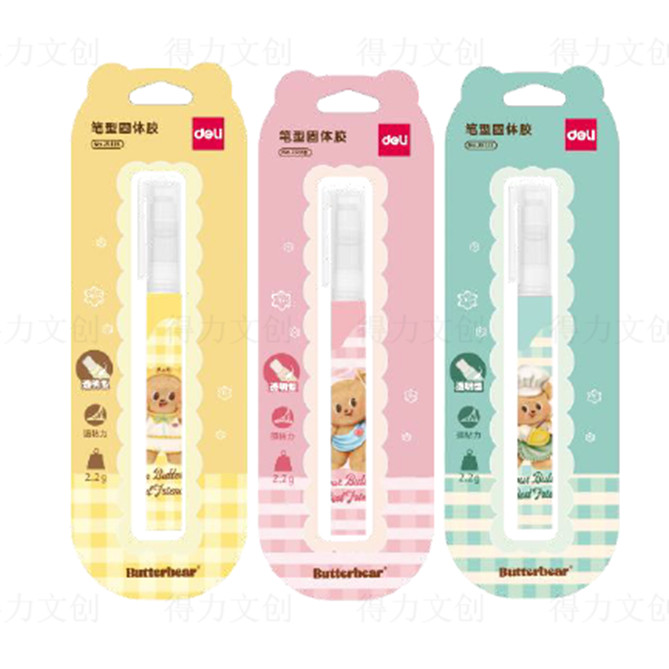 

Deli ButterBear Glue Stick Pen 2.2g HY505