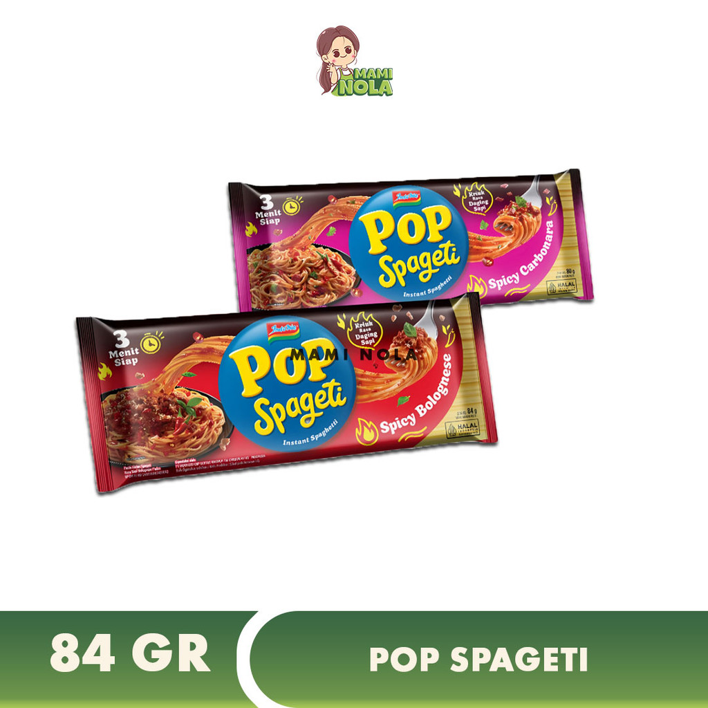 

Pop Spageti Carbonara Spicy Bolognese Kemasan 84gr