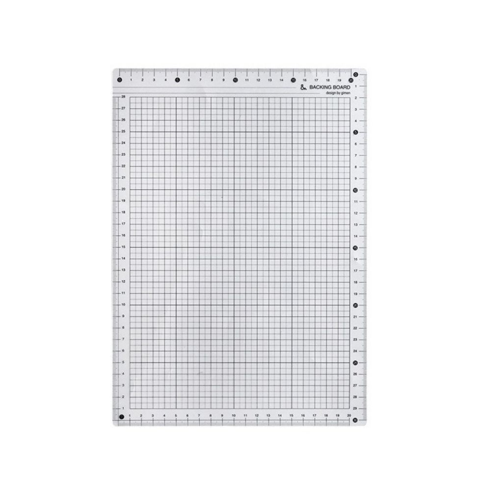 

A4/B5/A5 Learning Pad Transparent Ruler Student Writing Grid Scale Non slip Plastic Test Stationery Writing Board Supplies