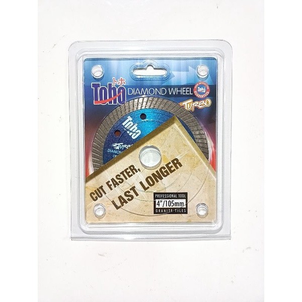 Mata Pisau Gerinda Turbo TOHO 4" / Mata gerinda potong keramik granit tile TOHO